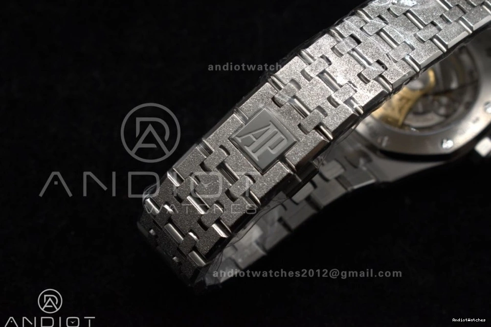 APSF Royal Lightweight Grey Textured SA3120 SS 1:1 1031 Clone SS Edition Dial Best 15454 Bracelet Frosted 37mm on Super Oak 1218